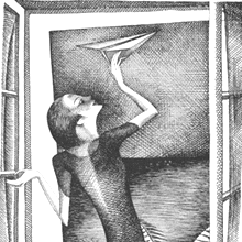 [ilustração: Almada Negreiros (1893-1970). «O Raid». 1922. in Contemporânea, nº 2.
]