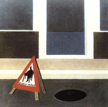 [ilustração: José João Brito. «Atenção obras». 1985.
]