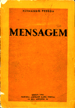 [ilustração: «Mensagem» (capa). Fernando Pessoa. 1934.
]