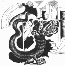 [ilustração: Mário Eloy (1900-1951). Desenho. in Presença, nº 51, 1938.
]