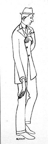 Almada Negreiros. Caricatura de Salazar. 1932.
