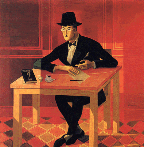 Almada Negreiros (1893-1970). Retrato de Fernando Pessoa. Pintura. 1954. Col. Museu da Cidade de Lisboa
