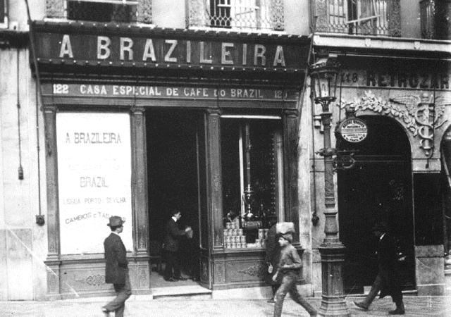 A Brasileira em 1911.
