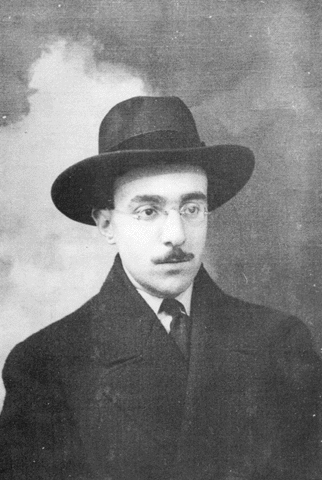 Fernando Pessoa em 1914.
