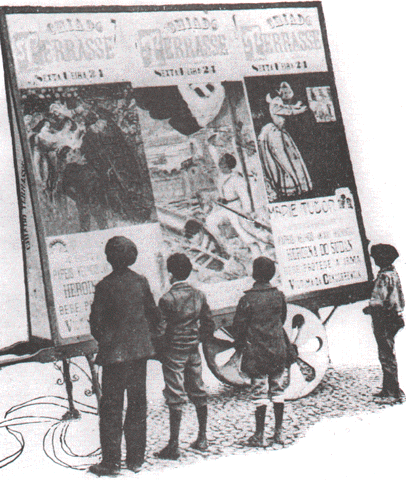 Cartaz do Chiado Terrasse. in Ilustração Portuguesa, 4-12-1911

