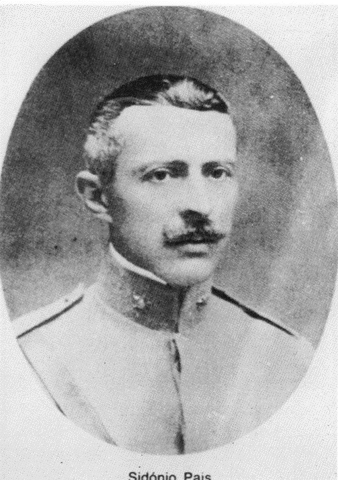 Sidónio Pais (1870-1918). Presidente da República em 1917.
