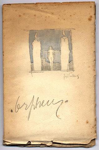 «Orpheu 1». Capa de José Pacheco. Lisboa: 1915.
